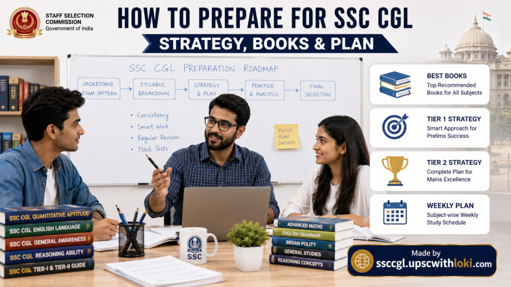 How to Prepare for SSC CGL Strategy, Books & Plan